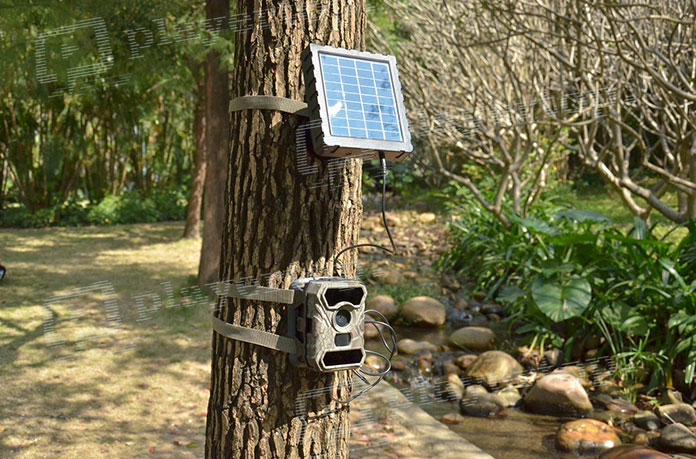 camera de surveillance autonome solaire